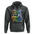 Autism Support Hoodie Her Fight Is My Fight Floral Rainbow Ribbon - Wonder Print Shop