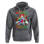 Autism Support Hoodie Her Fight Is My Fight Cute Dabbing Unicorn Rainbow - Wonder Print Shop
