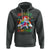 Autism Support Hoodie Her Fight Is My Fight Cute Dabbing Unicorn Rainbow - Wonder Print Shop