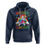 Autism Support Hoodie Her Fight Is My Fight Cute Dabbing Unicorn Rainbow - Wonder Print Shop