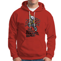 Funny Eat Sleep Braap Repeat Dirtbike Hoodie - Wonder Print Shop