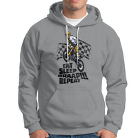 Funny Eat Sleep Braap Repeat Dirtbike Hoodie - Wonder Print Shop
