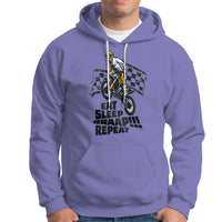 Funny Eat Sleep Braap Repeat Dirtbike Hoodie - Wonder Print Shop
