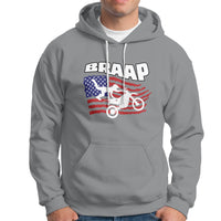 Braap Hoodie Vintage American Flag - Wonder Print Shop