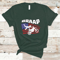 Braap T Shirt Vintage American Flag - Wonder Print Shop