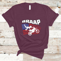 Braap T Shirt Vintage American Flag - Wonder Print Shop