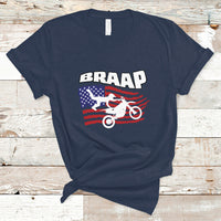 Braap T Shirt Vintage American Flag - Wonder Print Shop