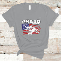 Braap T Shirt Vintage American Flag - Wonder Print Shop