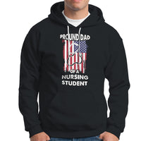 Dad Nurse Hoodie Proud Dad Of A Nursing Student - Wonder Print Shop