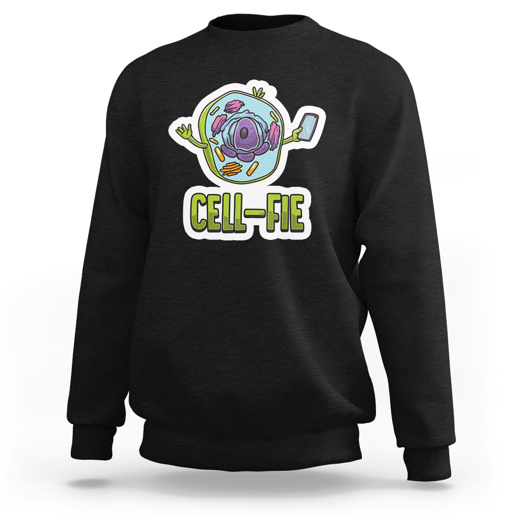 Funny Biology Sweatshirt Cell Fie - Wonder Print Shop