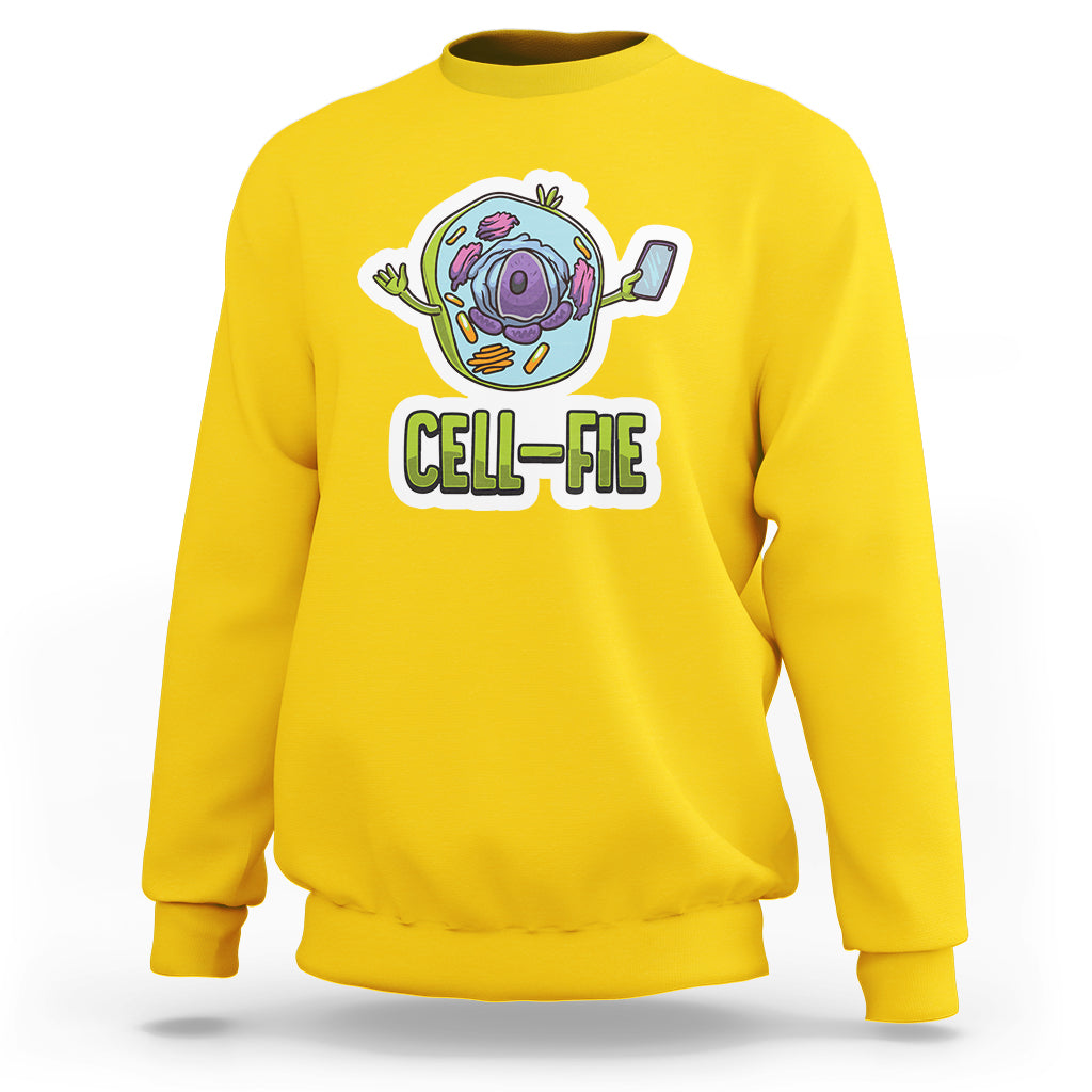 Funny Biology Sweatshirt Cell Fie - Wonder Print Shop