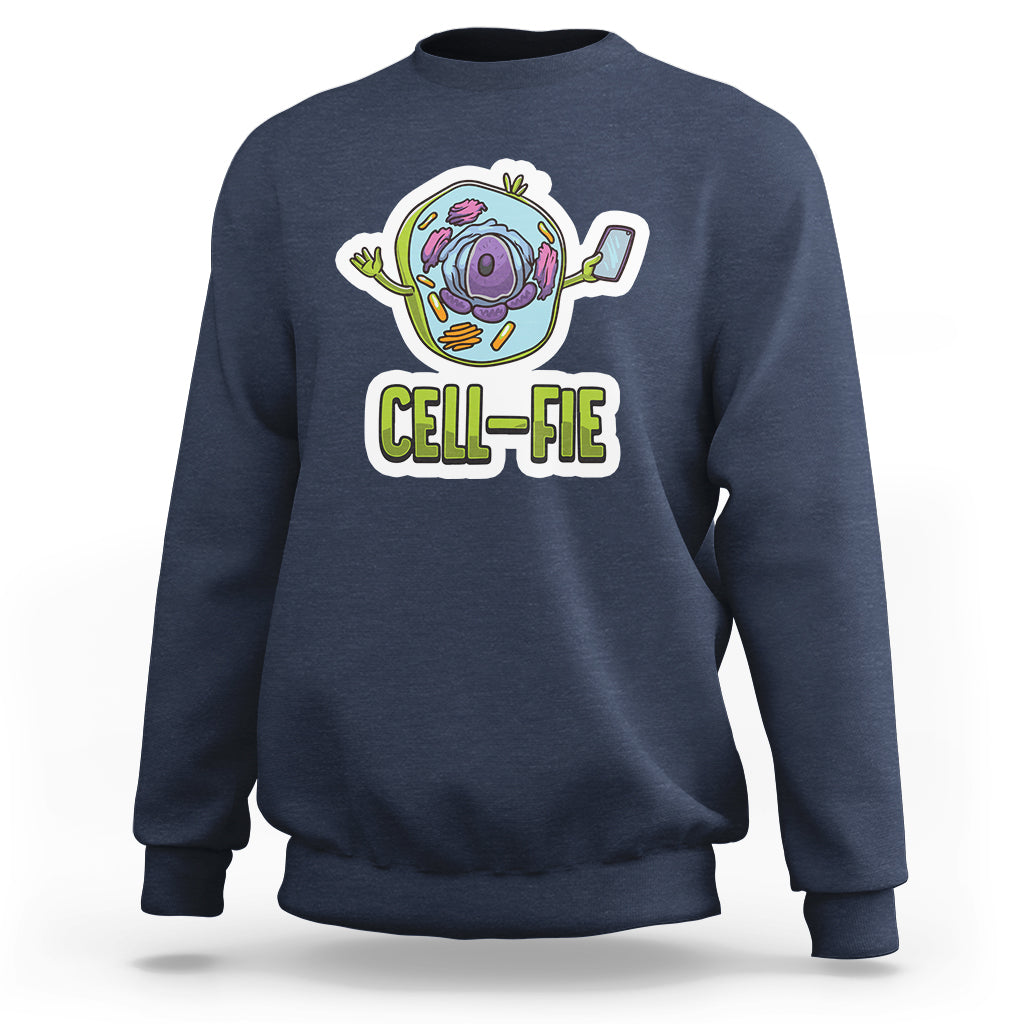Funny Biology Sweatshirt Cell Fie - Wonder Print Shop