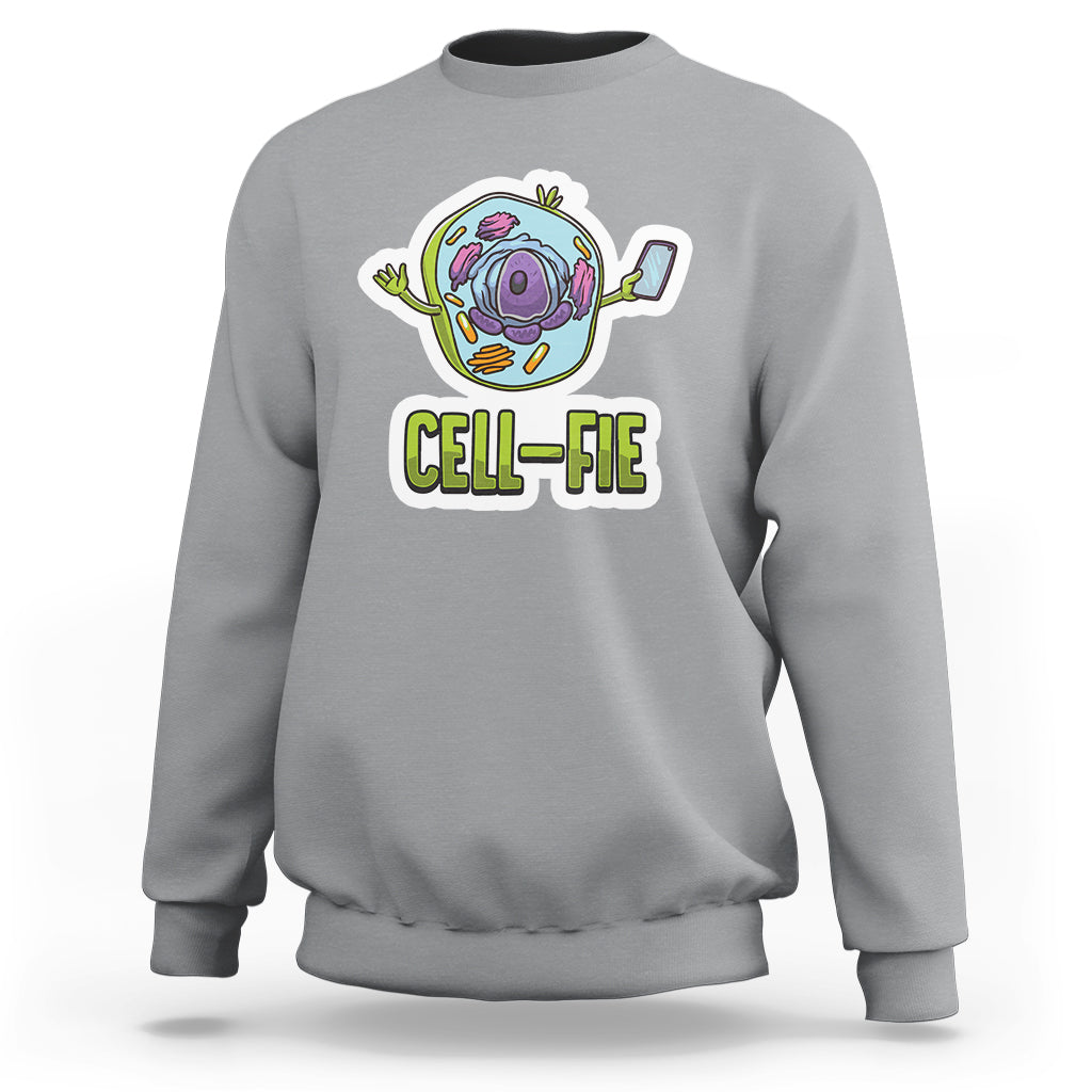 Funny Biology Sweatshirt Cell Fie - Wonder Print Shop