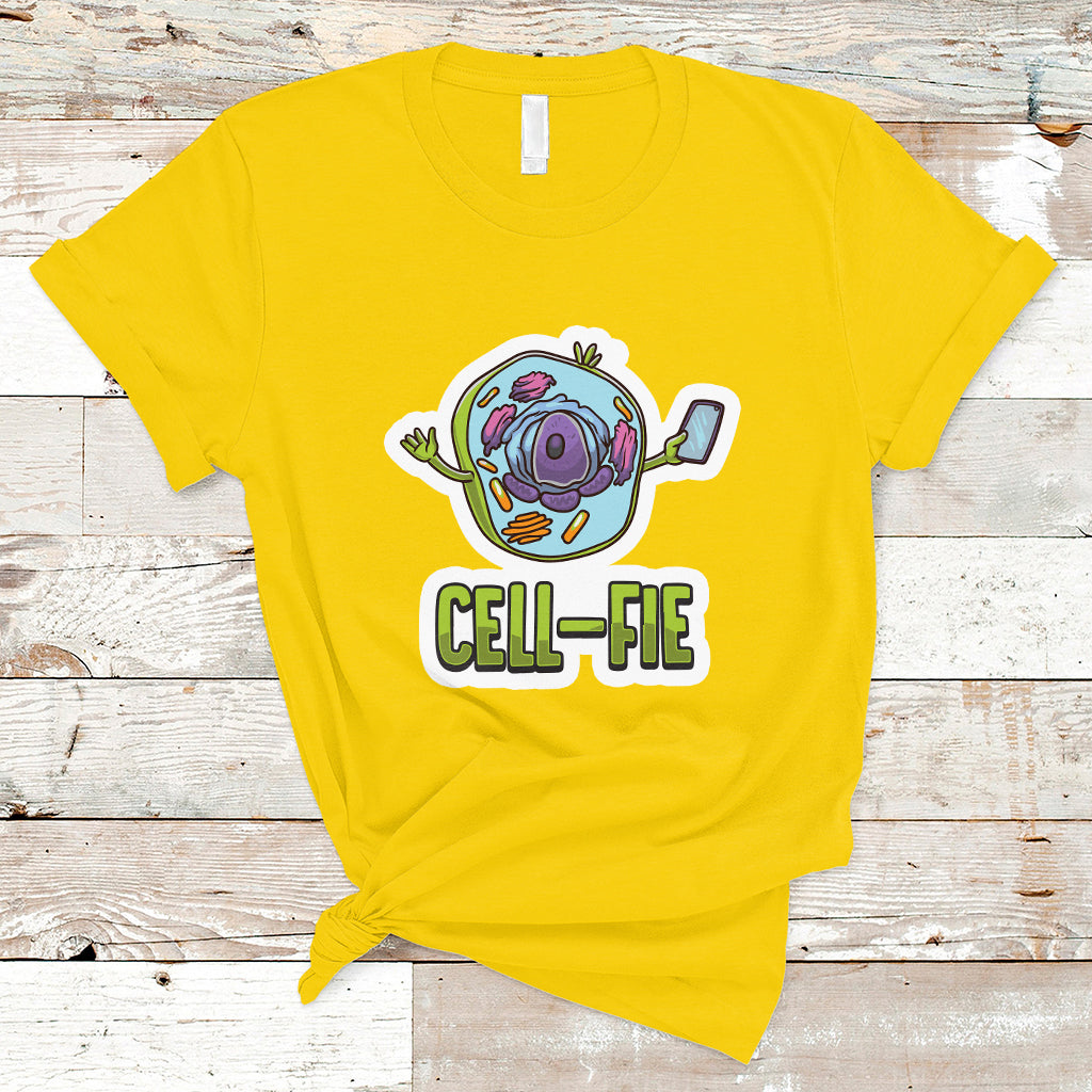 Funny Biology T Shirt Cell Fie - Wonder Print Shop