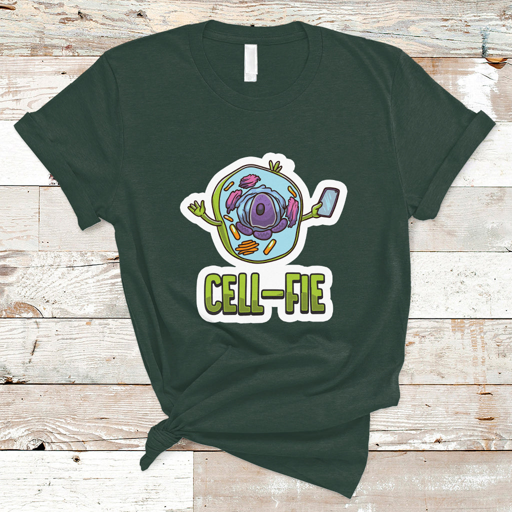 Funny Biology T Shirt Cell Fie - Wonder Print Shop