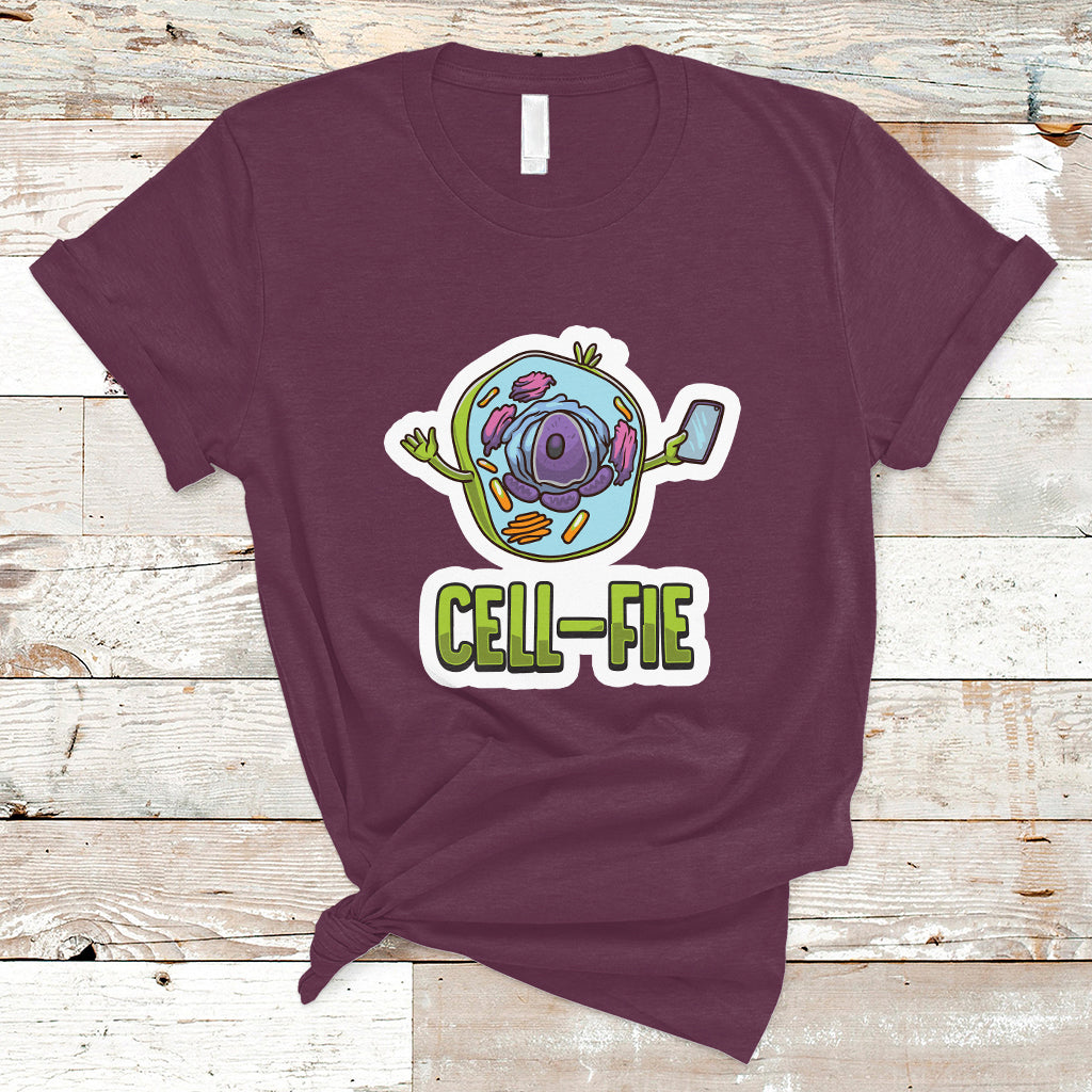 Funny Biology T Shirt Cell Fie - Wonder Print Shop