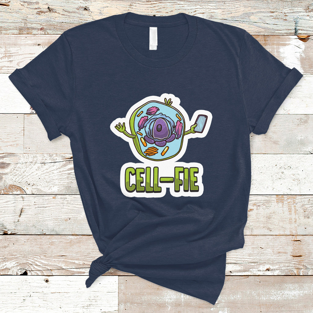 Funny Biology T Shirt Cell Fie - Wonder Print Shop