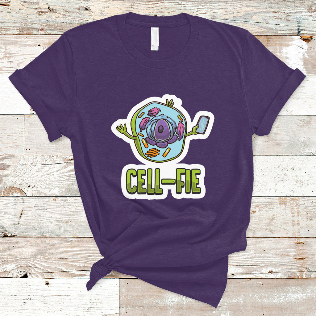 Funny Biology T Shirt Cell Fie - Wonder Print Shop