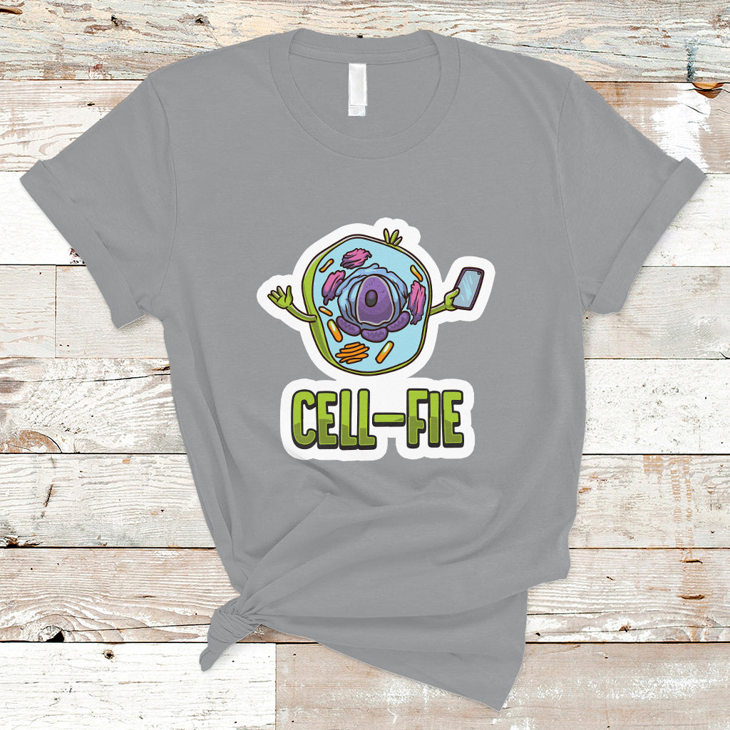 Funny Biology T Shirt Cell Fie - Wonder Print Shop