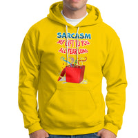 Sarcasm My Gift To You All Year Long Funny Christmas Hoodie - Wonder Print Shop
