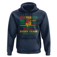 Juneteenth Hoodie Breaking Every Chain Since 1865 - Wonder Print Shop