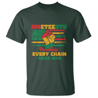 Juneteenth T Shirt Breaking Every Chain Since 1865 - Wonder Print Shop