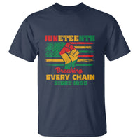 Juneteenth T Shirt Breaking Every Chain Since 1865 - Wonder Print Shop