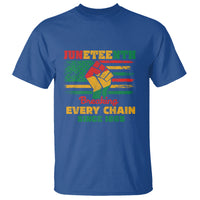 Juneteenth T Shirt Breaking Every Chain Since 1865 - Wonder Print Shop