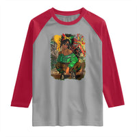Black Heritage Pride Raglan Shirt For Melanin Black Women