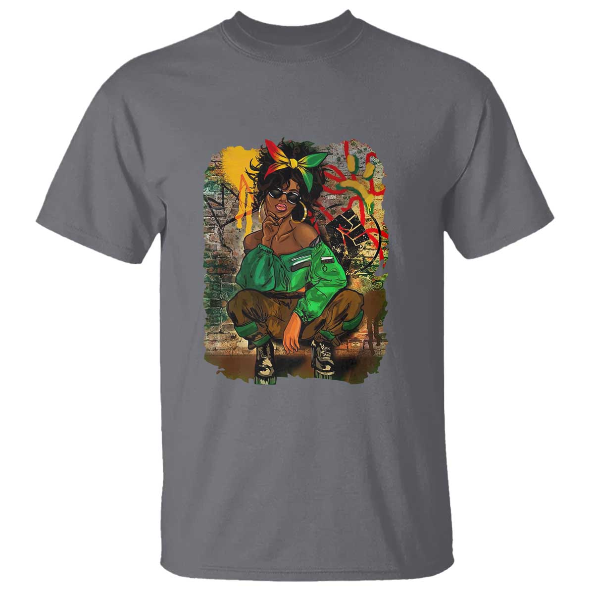 Black Heritage T Shirt For Melanin Black Women - Wonder Print Shop
