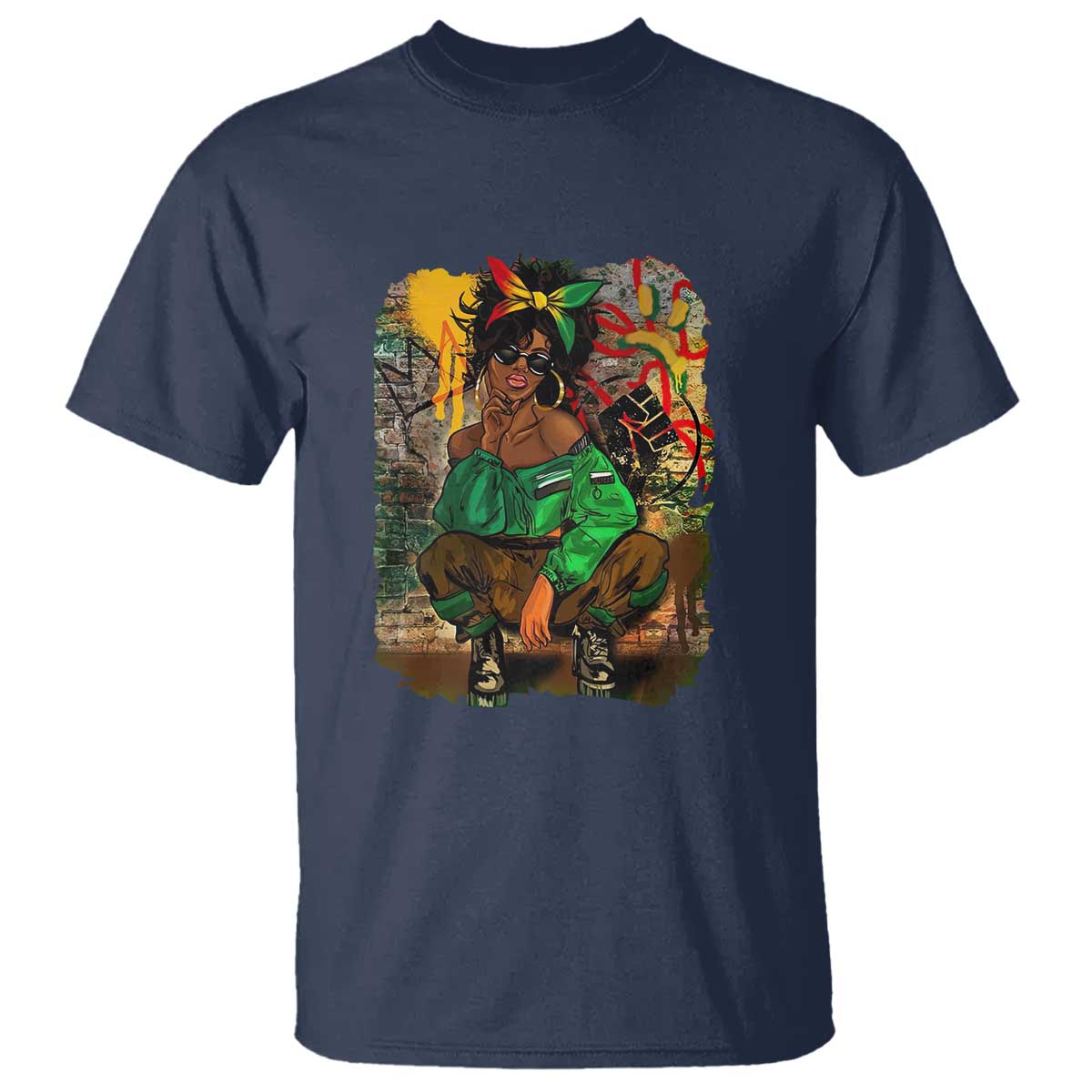 Black Heritage T Shirt For Melanin Black Women - Wonder Print Shop