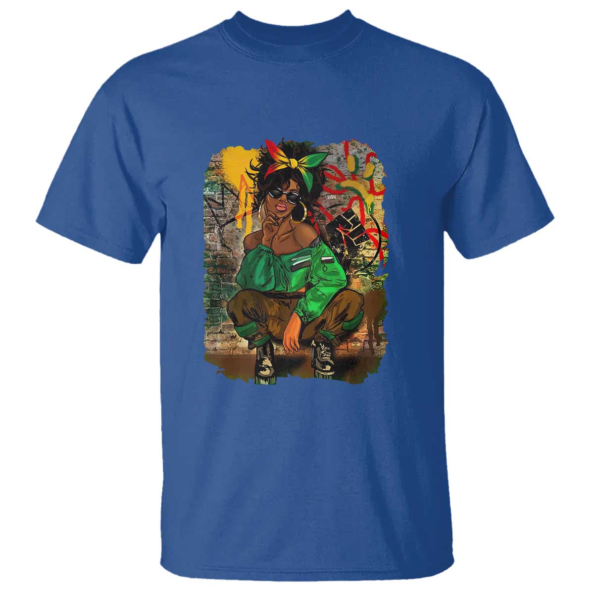 Black Heritage T Shirt For Melanin Black Women - Wonder Print Shop