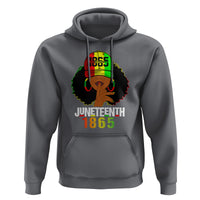 Queen Afro Hoodie Juneteenth 1865 - Wonder Print Shop