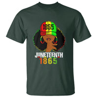 Queen Afro T Shirt Juneteenth 1865 - Wonder Print Shop