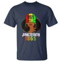 Queen Afro T Shirt Juneteenth 1865 - Wonder Print Shop
