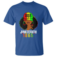 Queen Afro T Shirt Juneteenth 1865 - Wonder Print Shop