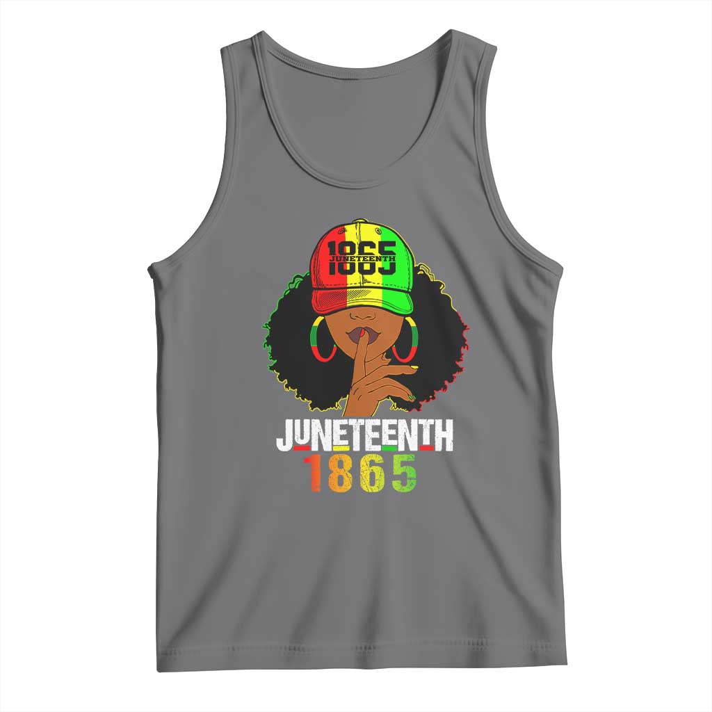 Afro Queen Tank Top Juneteenth 1865