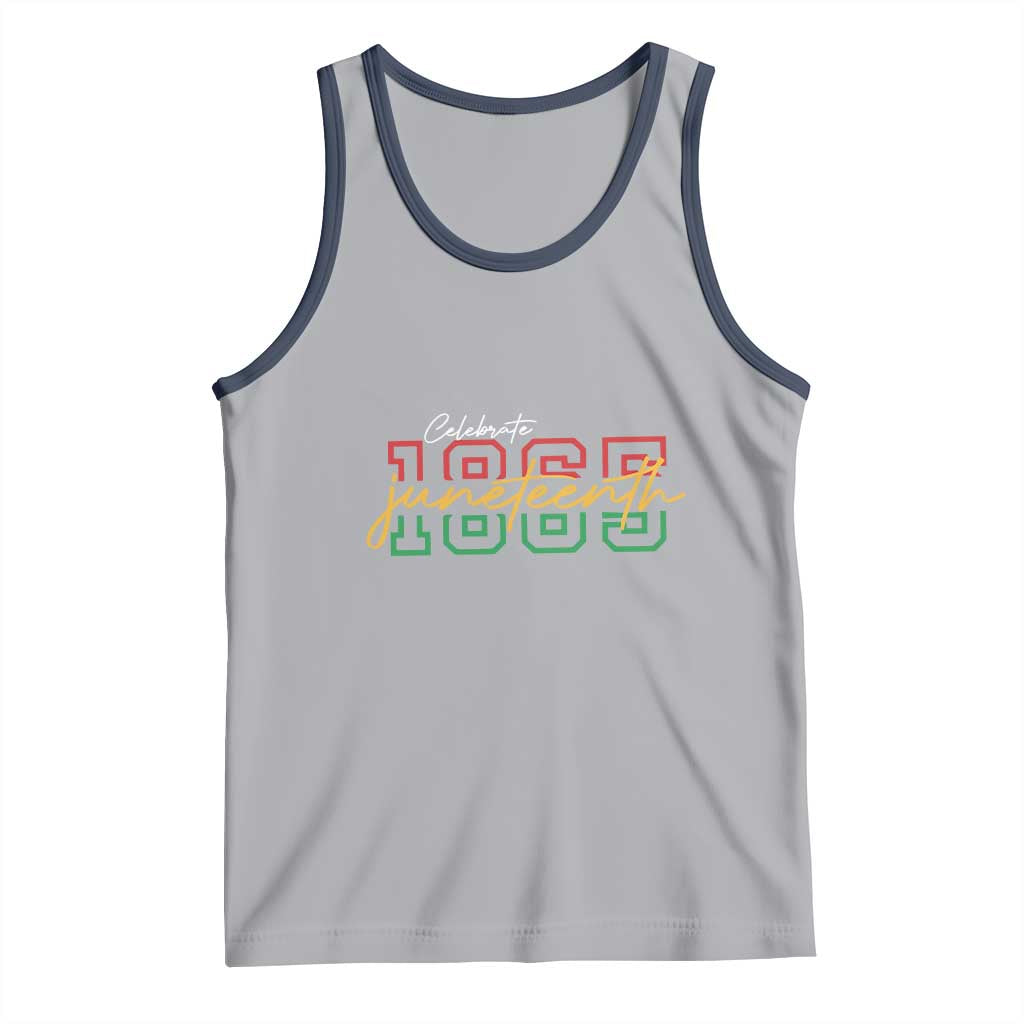 Black History Pride Tank Top Celebrate Juneteenth 1865