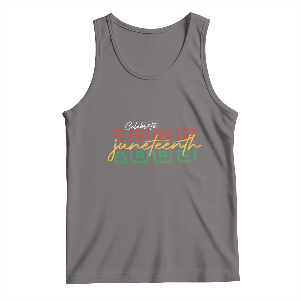 Black History Pride Tank Top Celebrate Juneteenth 1865