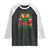 Juneteenth 1865 Sunflower Raglan Shirt Celebrate African American Freedom Day