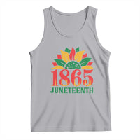 Juneteenth 1865 Sunflower Tank Top Celebrate African American Freedom Day