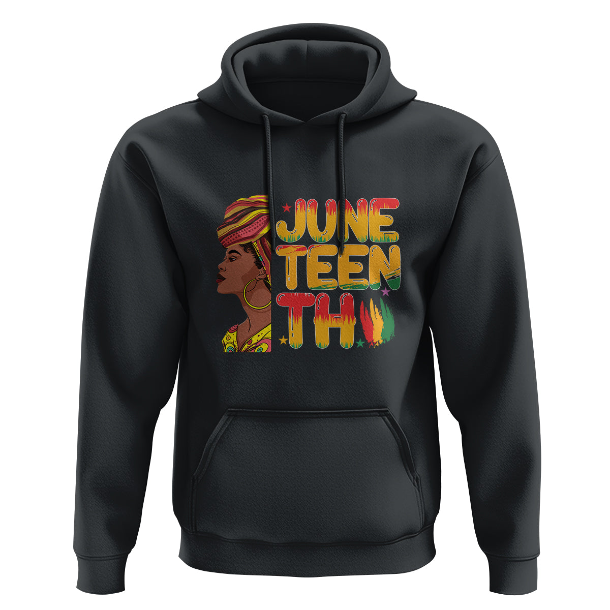 African Black History African American Ladies Juneteenth Hoodie - Wonder Print Shop
