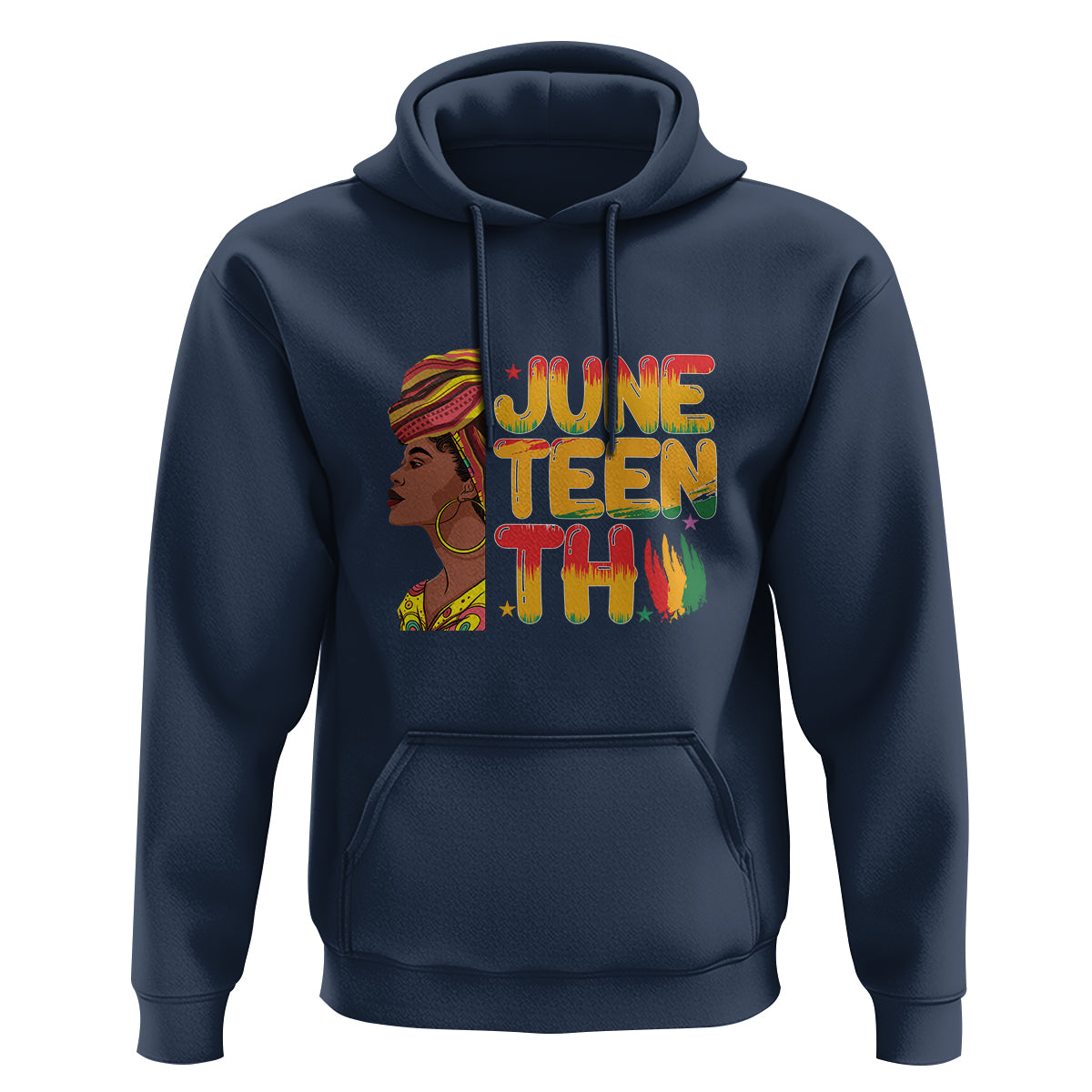 African Black History African American Ladies Juneteenth Hoodie - Wonder Print Shop