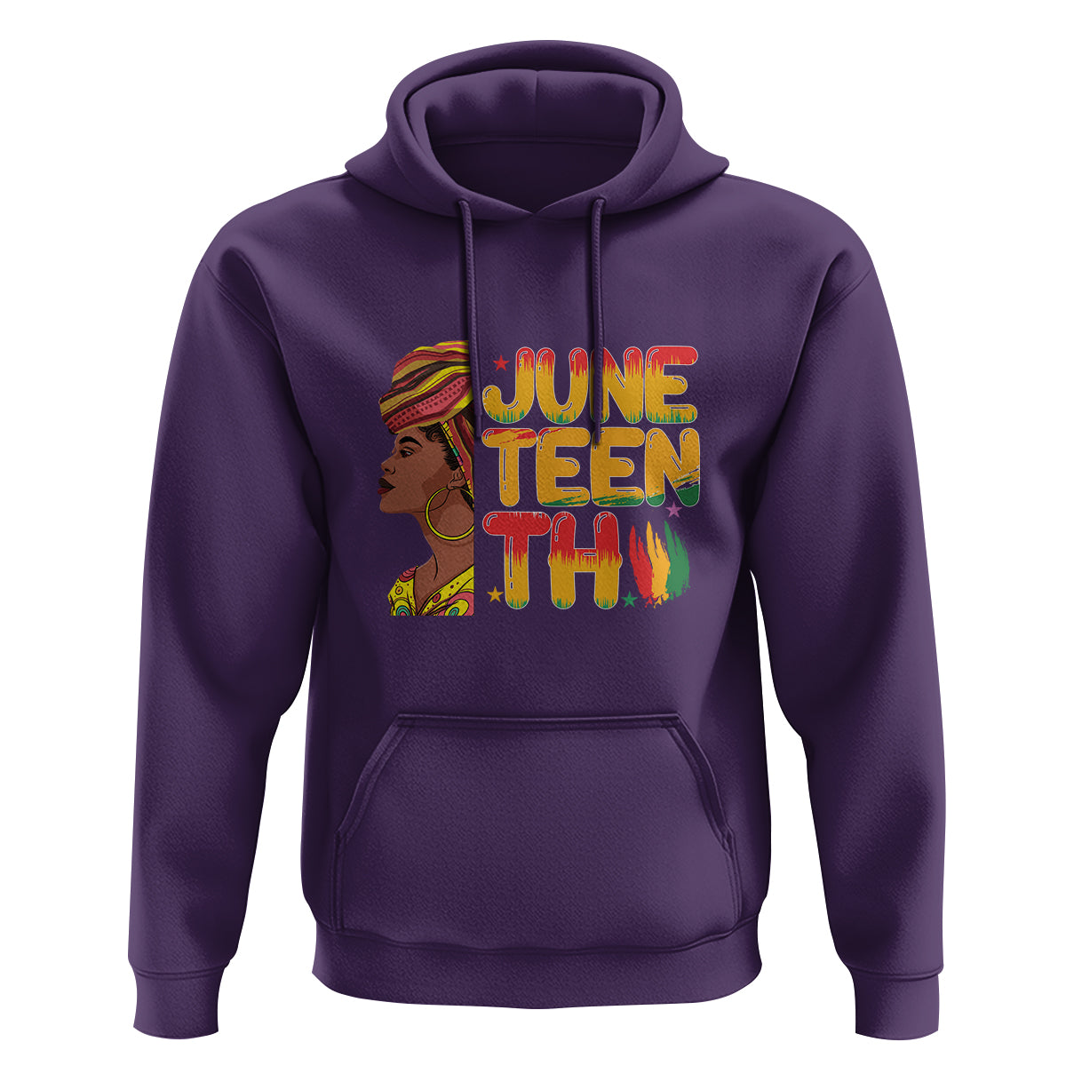 African Black History African American Ladies Juneteenth Hoodie - Wonder Print Shop