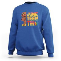 African Black History African American Ladies Juneteenth Sweatshirt - Wonder Print Shop