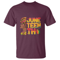 African Black History African American Ladies Juneteenth T Shirt - Wonder Print Shop
