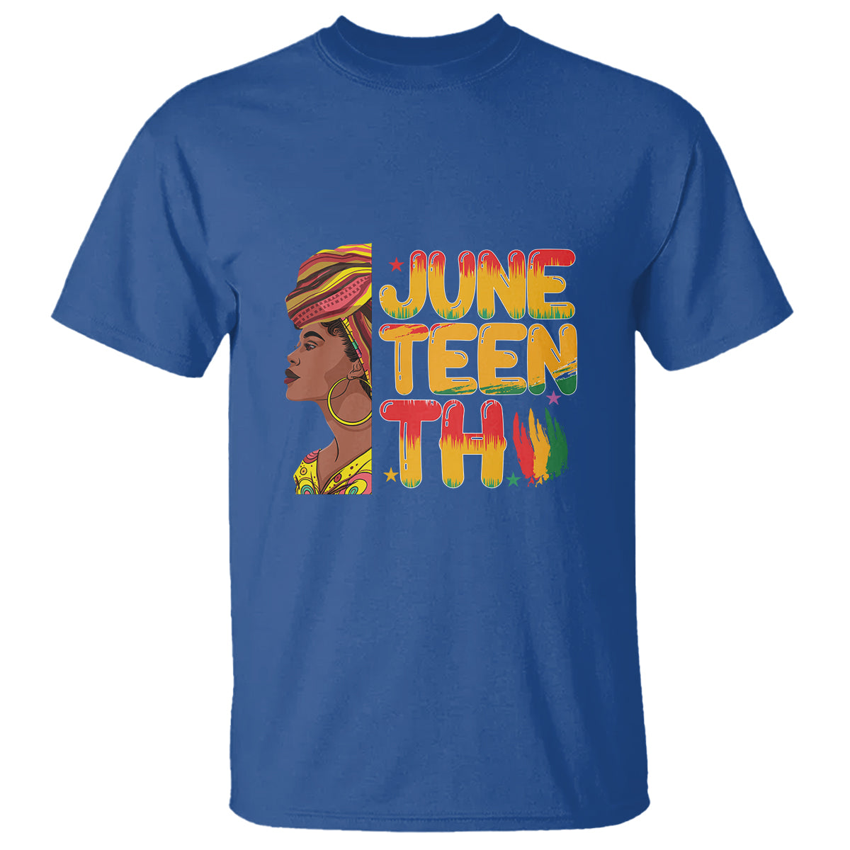 African Black History African American Ladies Juneteenth T Shirt - Wonder Print Shop