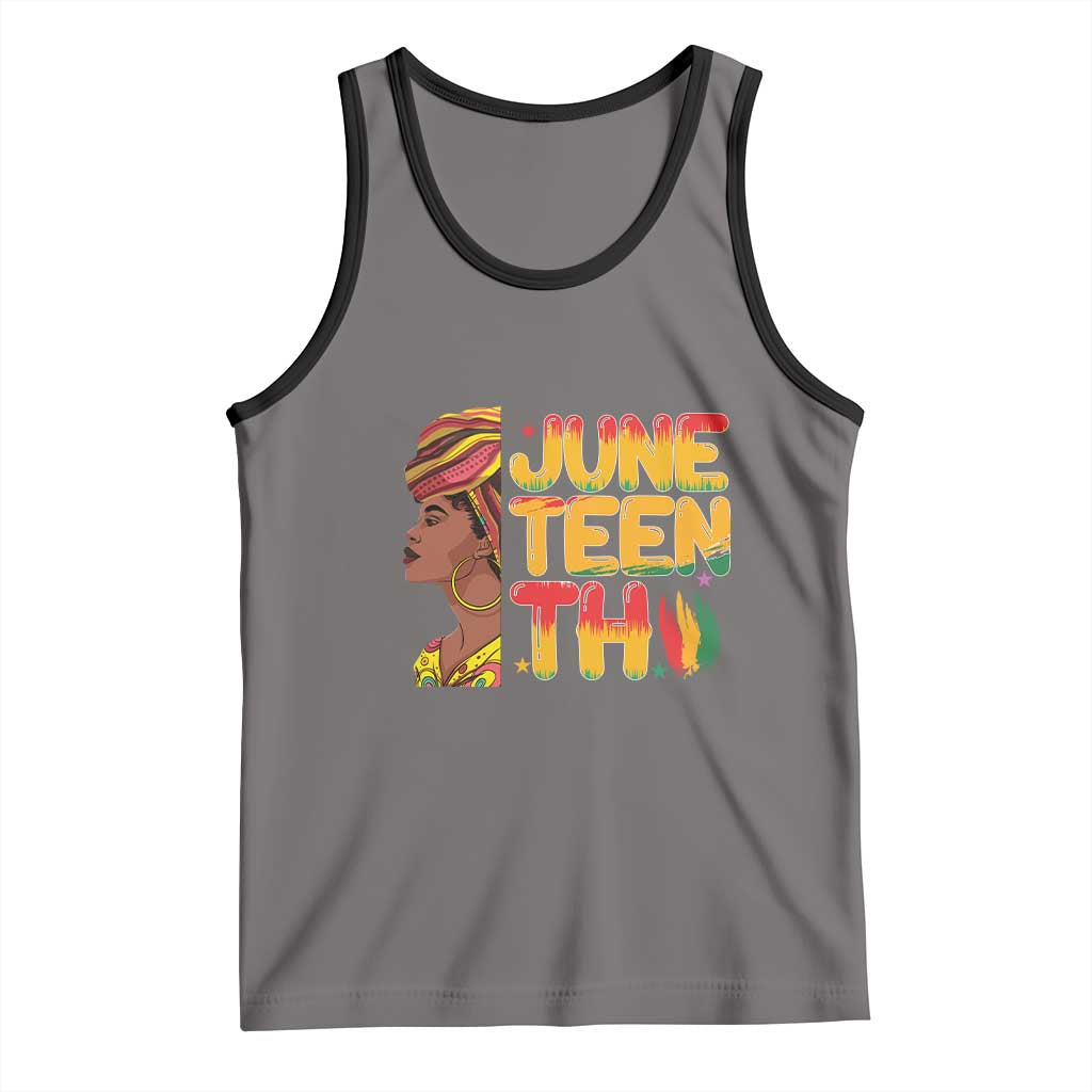 Juneteenth Black Woman Tank Top Black History African American Ladies