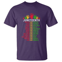 Juneteenth T Shirt Dream Like Leaders - Wonder Print Shop