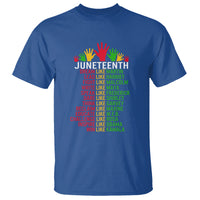 Juneteenth T Shirt Dream Like Leaders - Wonder Print Shop
